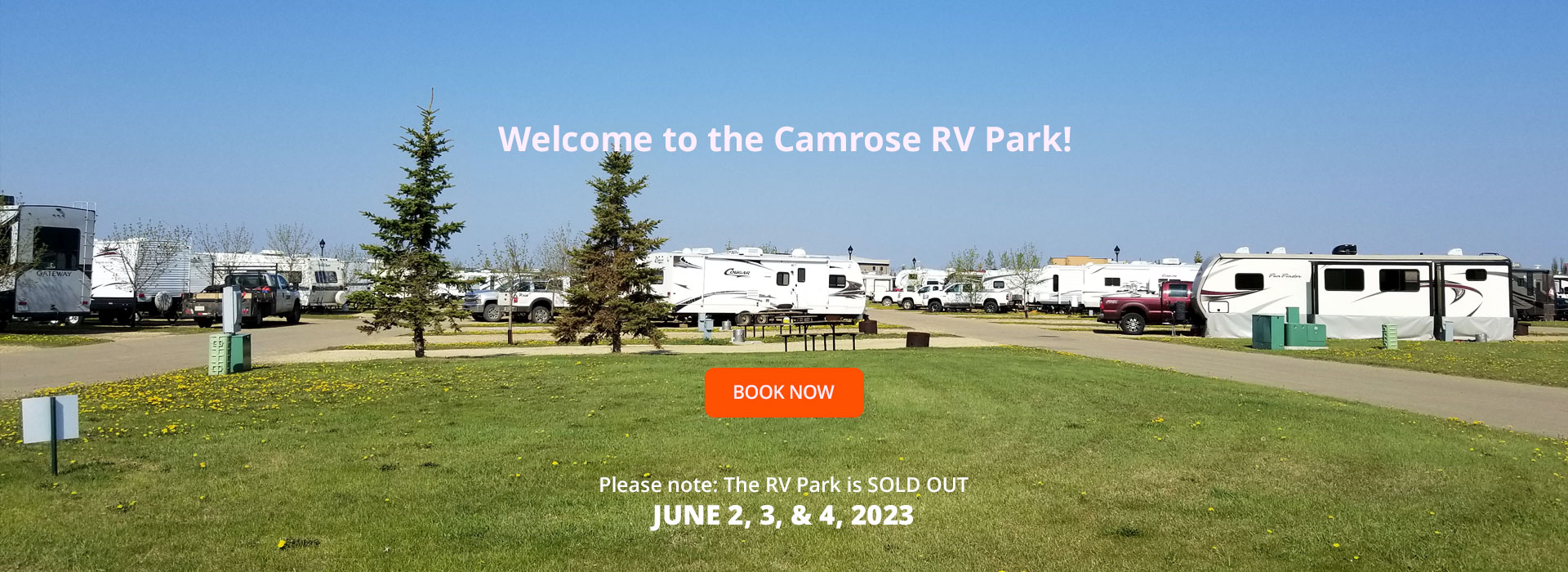 Camrose Exibition Trail RV Park RV Campground near Edmonton Alberta