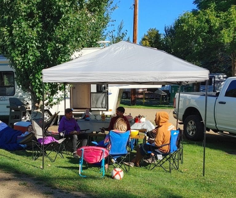 Fort Lions Campground near Edmonton Alberta