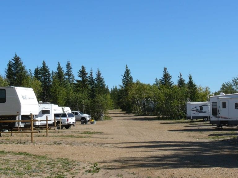 Lamont Campground near Edmonton Alberta