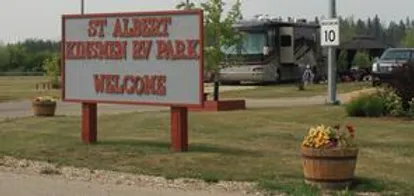 St. Albert Kinsmen RV Park near Edmonton Alberta