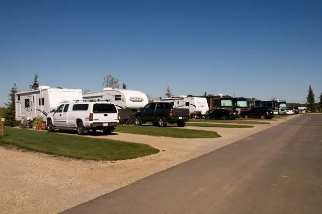 St. Albert Kinsmen RV Park near Edmonton Alberta