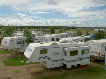 St. Albert Kinsmen RV Park near Edmonton Alberta