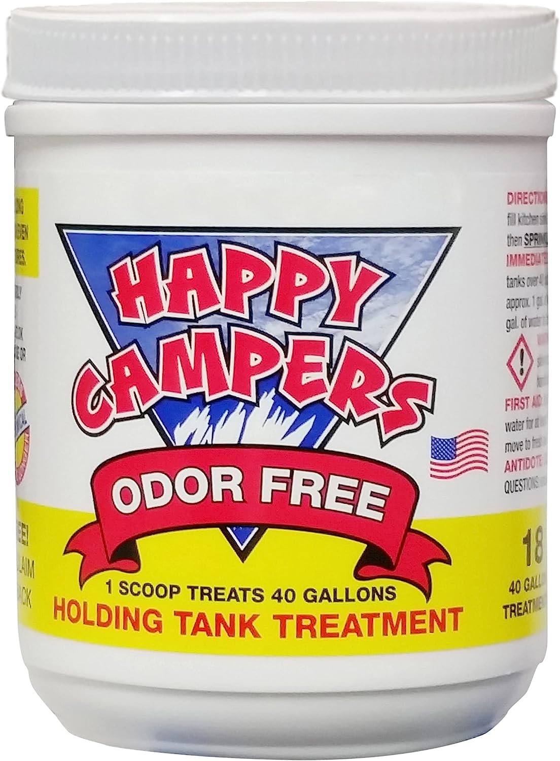 HAPPY CAMPERS RV Holding Tank Treatment - 18 Treatments