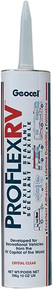 Geocel Pro Flex RV Flexible Sealant - Clear - Great for Sealing RV Roof