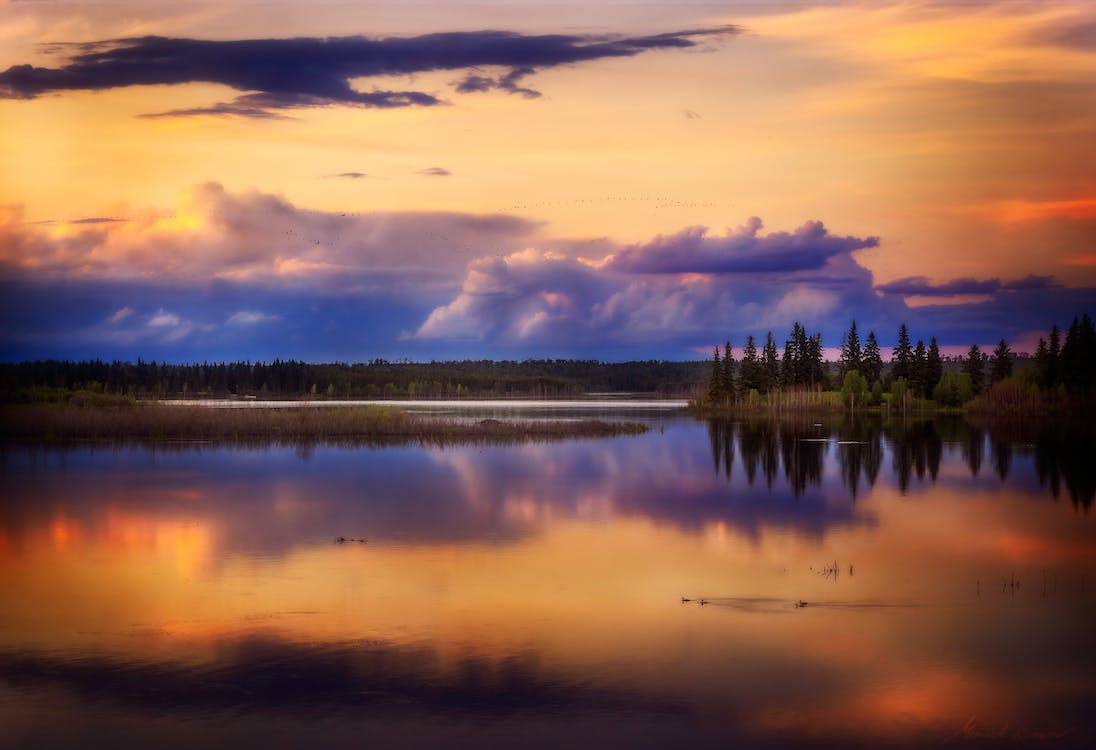 Astotin Lake RV Campground near Edmonton Alberta