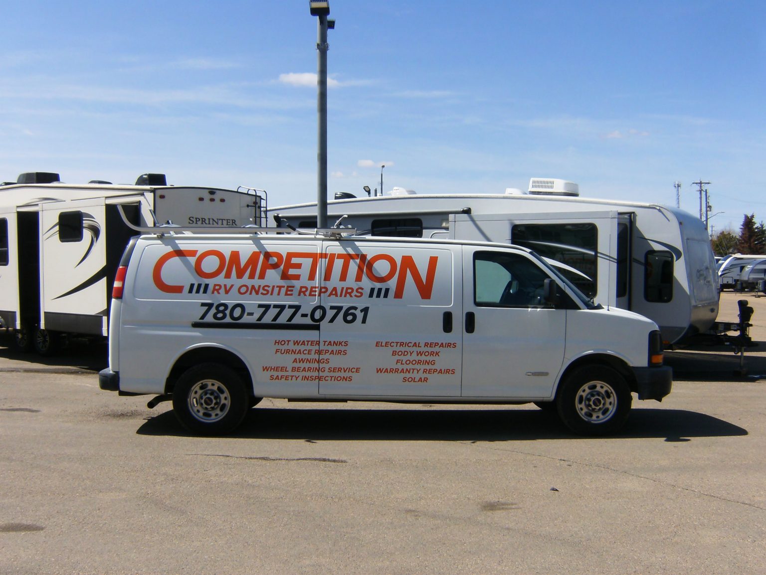 Competition RV - RV Service Facility in Edmonton Alberta