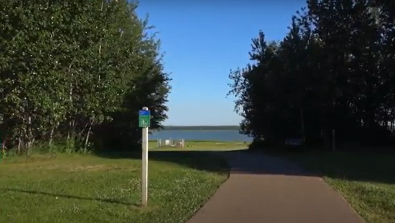 RVing at Miquelon Lake Campground