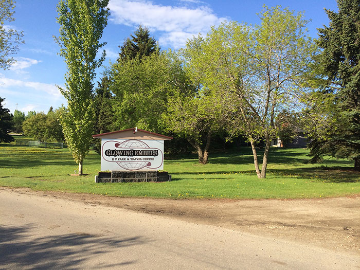 Glowing Embers RV Park - RV Storage in Edmonton Alberta