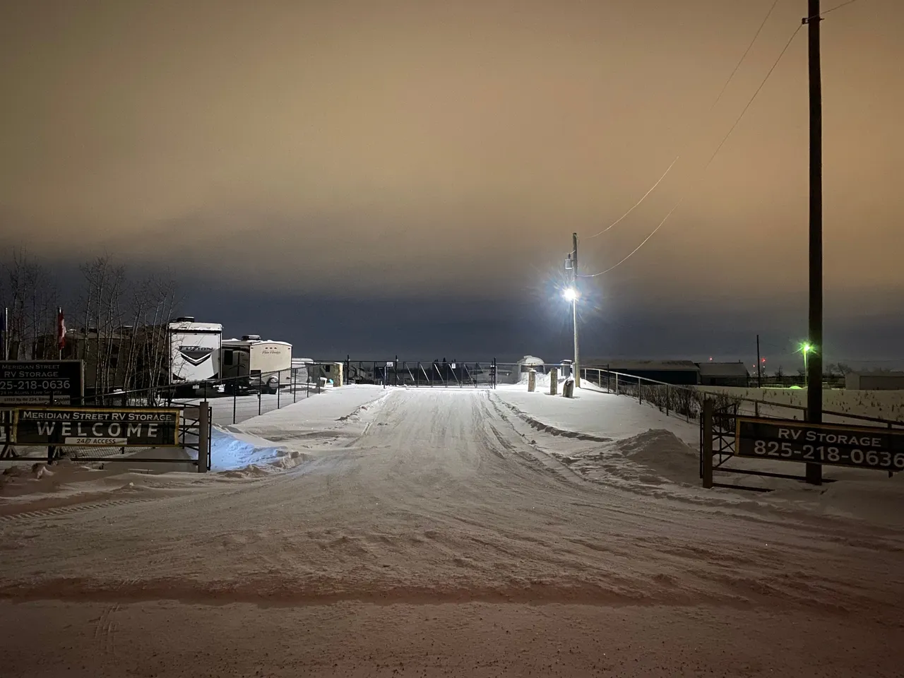 Meridian Street RV Storage Edmonton Alberta